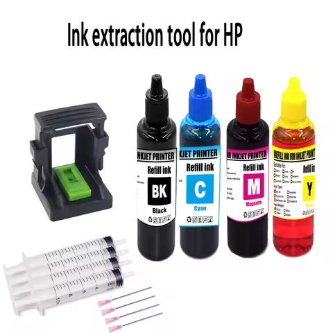 Dye Ink Refill Kit 100ML for HP 60 61 62 63 21 22 802 803 805 680 682 65 67 46 47 123 678 816 814 66