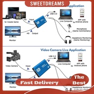 4K HDMI-Compatible USB 3.0 HDTV Camera Recording Box 1080P 60FPS Video Capture Device 60Hz for Game 
