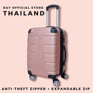 ️ ️ถูกที่สุด ️ ️ กระเป๋า​เดินทาง รุ่น ANTI81ขนาด 20นิ้ว 24นิ้ว 28​นิ้ว กระเป๋าล้อลาก ซิปกันกรีด ซิปขยาย พร้อมส่งในไทย ดำ 20​นิ้ว