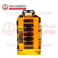 DEWALT ชุดลูกบล็อกอิมแพ็ค 7ชิ้น 1/2นิ้ว (Deep Impact) พร้อมกล่อง Tough Box รุ่น DWMT74737 |ชุด| TTR