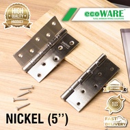 ecoWARE Stainless Steel Hinge - 4 Bearing Door Hinge Thickness Bearing Door Hinge Black Door Hinge N