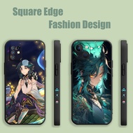 Casing For Realme GT Neo GT2 Master Neo2 3 2T 3T Genshin impact Xiao Game Characters Art NY004 Phone Case Square Edge