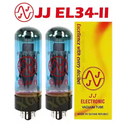 JJ EL34 Blue EL34-II Vacuum Tube Upgrade EL34 EL34C 6CA7 5881 6P3P 6L6 HIFI Audio Valve Electron Tub