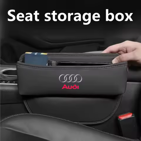 Multifunction Car Seat Gap Organizer Seat Crevice Slot Storage Box for AUDI A1 A3 A4 A5 A6 A7 A8 Q3 