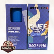 Promo Puff Blueberry Coated Wafer Fb 99+ 60Ml By Movi X Hero57