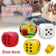 6cm Large Foam Dices Kids Counting Toy Learning Aids for Class Board Game Classroom Math Teaching