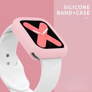 Band + Case for Iwatch Series 7 41mm 45mm Replaceable Bracelet Strap for Smart Watch Strap Series SE