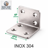 4P5 Stainless Steel 304 corner bracket, length from 4P to 2T5