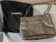 Chanel 銀色手袋