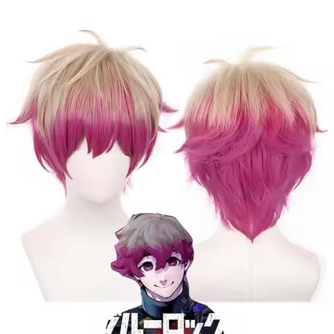Adult Halloween Props Anime Alexis Ness Cosplay Wig