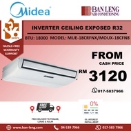 MIDEA STANDARD INVERTER CEILING EXPOSED R32 MUE-18CRFNX/MOUX-18CFN8