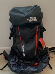 กระเป๋าเดินทาง The north face terra 65 l พร้อมส่ง Backpack กระเป๋าเดินป่า เดินป่าไทย