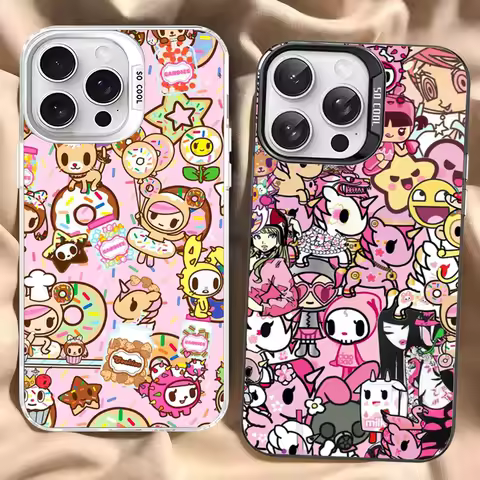 Japan Tokidoki Anime Phone Case For IPhone 16 15 14 13 12 11 Pro Max X XR XSMAX 8 7 Plus Matte Shock