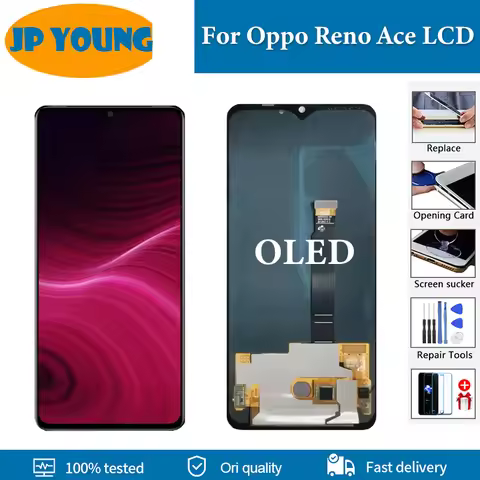 6.5" OLED For OPPO Reno ACE LCD Display Touch Panel PCLM10 Screen Digitizer Assembly Replacement Par