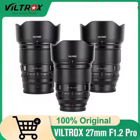 VILTROX 27mm F1.2 Pro Camera Prime Lens for Fuji XF Sony E Nikon Z Large Aperture APS-C Auto Focus L