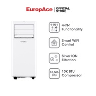 EuropAce Smart 10,000 BTU Portable Aircon - EPAC 10C6