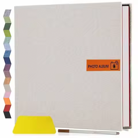 Large size photo album self-adhesive 4x6 5x7 8x10 scrapbook album DIY album gift for mom family baby