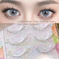 Little Flower Fairy Light Lower Eyelashes Girls Grafted Granny Rabbit One-Piece Fake Plain Face Real