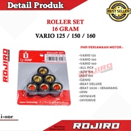 ROLLER SET 16 GRAM RACING VARIO 125 150 160 PCX ADV SPIN BEAT 2020 DELUXE GENIO ROLER LOLER