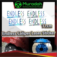 [ReadyStock]Endless 1SET 4PCS High Grade caliper Laser Sticker Endless caliper replacement sticker