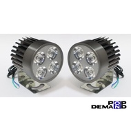 ◇即納◇汎用 灰 4連 LED フォグランプ 車外灯 2個セット AXIS90 AXIS90 プロフット AXIS トリート AXIS Z