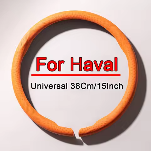 8D Car Steering Wheel Cover Breathable Non-slip Booster Cover For Haval Hover H1 H4 H6 H7 H9 F5 F7 H