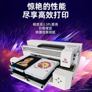 A3t-shirt digital direct-injection printing machine Small clothes printing machine Clothing logo pattern dual-station DTF printer