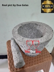 Termurah Lumpang dan Alu Batu Asli Cobek Sambal Asli Batu Uleg Coet Tumbukan Penumbuk Beras Jamu Bum