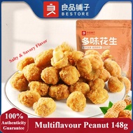 BESTORE Snek Multi-Flavor Fried Peanuts Healthy Cooked Snack Children Treat Light Spicy