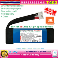 แบตเตอรี่ JBL Flip4 3200mAh แบตเตอรี่ GSP872693 01 JBL Flip 4  Flip 4 Special Edition คุณภาพดี ส่งในไทย  battery quality แบต flip