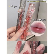 lip gloss lipmatte Gege bear Crystal Transparent Diamond Gloss Mirror Lip Glaze Whitening Not Easy t