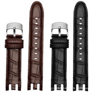 21 MM Soft Leather Watch Band Strap Vintage Alligator Grain For Swatch YRS403