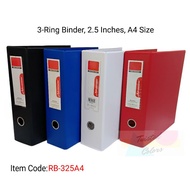 Adventurer D-Ring Binder 3-Ring Binder 2.5 Inches A4 Size File Organizer