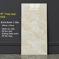 Bộ 20 Tấm Xốp Dán Tường 3D PVC Đá Vàng 60x30cm Keo Sẵn Dày 2,5mm Cao Cấp, Sang Trọng