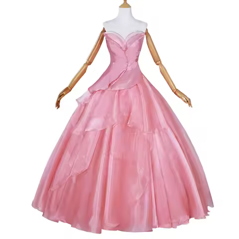 Glinda Cosplay Costume Elphaba Disguise Women Pink Princess Dress Halloween Carnival Party Outfits S