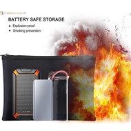 Cs Fireproof Document Bag Waterproof Money Bags Fire Safe Storage Pouch With Zipper Cash File Envelo