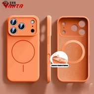 for iPhone 17 ProMax Liquid Skin Feel Magnetic Case For 13 14 15 16 Pro Max Plus 17Pro Air Magnetic 