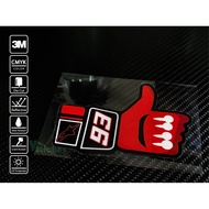 Sticker Alpinestar Marquez 93