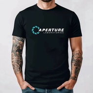 Men's women T-shirt Portal 2 Aperture Laboratories Logo Mens T-shirt Video Game Fan Clothing Shirt C