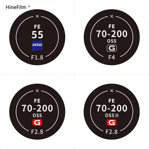 55ZA 100-400GM 300GM 85GM 70-200 Lens Cap Decal Skin For Sony lens rear cap sticker PZ 16-35G 70-200