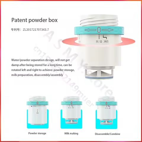 Suitable for Avent wide-bore bottles/Milk Powder Box Detachable Accessories /suitability 6.6cm Diame