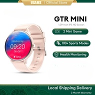 GTR Mini Jam Smart Watch 100+ Sports Modes Voice Assistant Message Reminder Custom Dial Game Call Sm