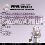 EVA Anime Bàn Phím Cơ Keycaps Bốn Mặt Xuyên Thấu PBT Nhuộm Thăng Hoa Cao Cấp OEM Chiều Cao Chơi Game