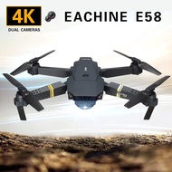 E58 drone 4K CAM FEO RC quadcopter folding DRONE WIFI FPV PHANTOM/EACHINE E58 CAMERA VIDEO droneS