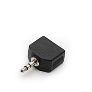 ((High Point Stage Audio) 3.5mm to Dual 3.5 Female 3.5 Dual Channel to Dual 3.5 Female 3.5 Stereo Co