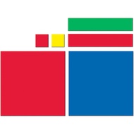 Learning Resources LER7641 Magnetic Algebra Tiles -Maths Manipulative Teaching AIds