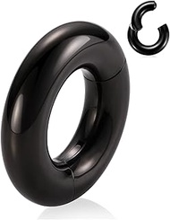 2G 0G 00G Septum Nose Ring Large Seamless Ear Weight Hoop Large Calibre Earrings for Stretched Ears 