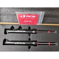 2024 NEW ITEM RCB RACING FE FORK ADJUSTABLE 26MM BLACK FRONT LC135 V1-V7 & Y16ZR ( No ABS ) Y15ZR V1