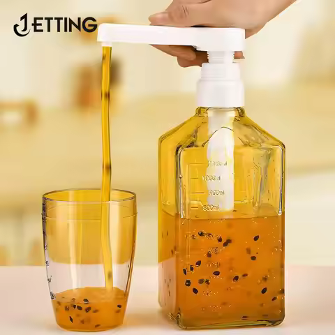 10/15/20/30CC Liquid Dispenser With Scale Coffee Syrup Drip Bottle Kitchen Honey Jar Container With
