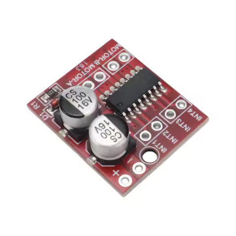 Mini L298N DC Motor Driver MX1508 Dual H-Bridge 1.5A PWM Speed Control 2V-10V for Arduino Smart Car 